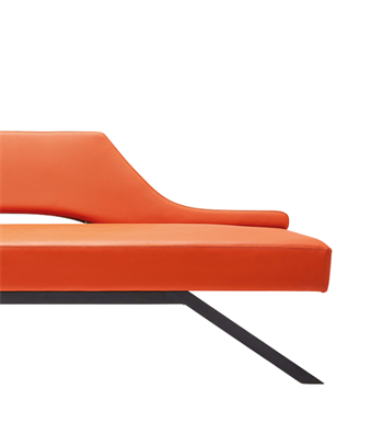 Massi Triple Sofa / Waiting Armchair Orange