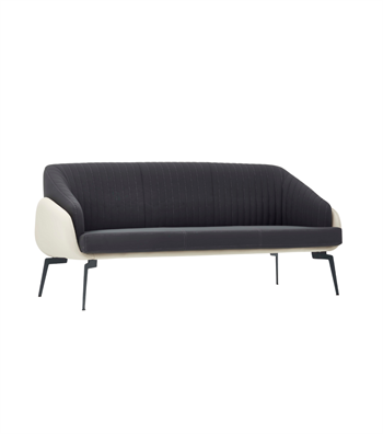 Murphy Black and White Sectional Sofa