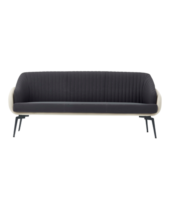 Murphy Black and White Sectional Sofa