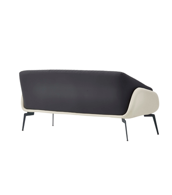 Murphy Black and White Sectional Sofa
