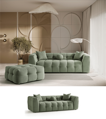 Nammos Comfort Teddy Kanepe Yeşil 1048