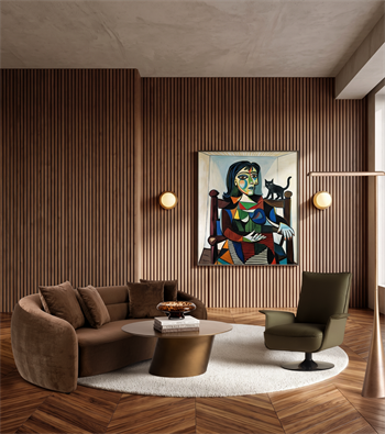 Nobu Brass Ahşap 2li Orta Sehpa Takımı