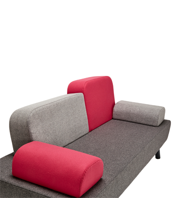 Pablo Triple Sofa / Waiting Armchair Gray
