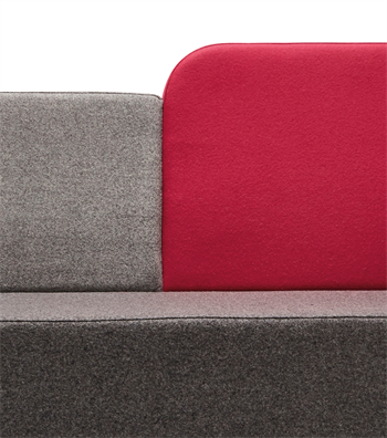 Pablo Triple Sofa / Waiting Armchair Gray