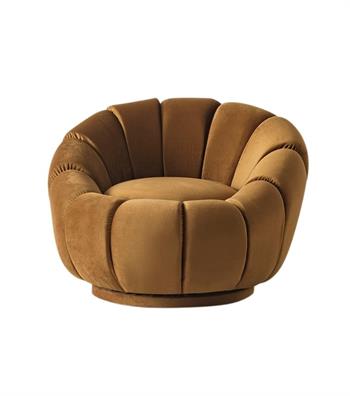 Potter Swivel Armchair and Ottoman Set 1013