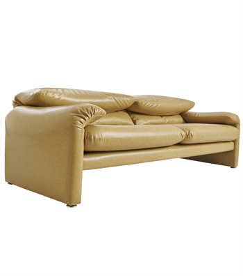 Proteo Sofa Leather Yellow