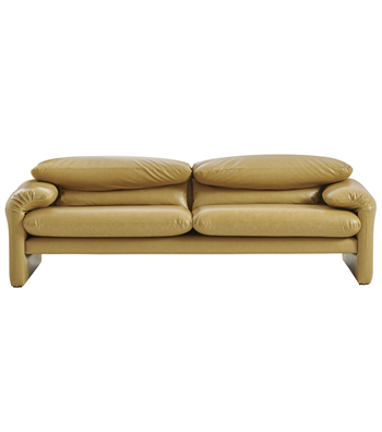 Proteo Sofa Leather Yellow