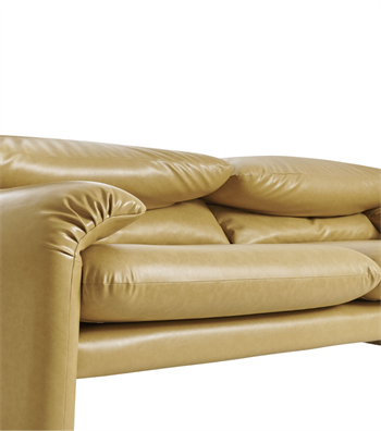 Proteo Sofa Leather Yellow