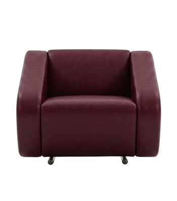Rizzo Symmetrical Armchair Leather Green
