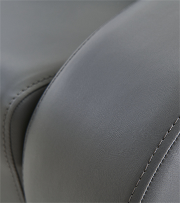 Rizzo Symmetrical Sofa Leather Gray