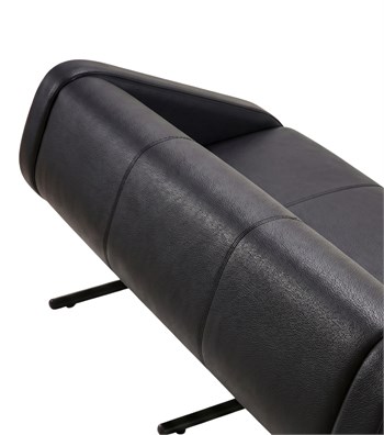Rizzo Symmetrical Sofa Leather Gray