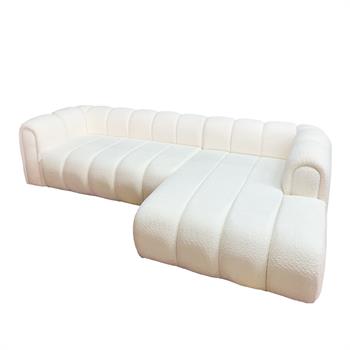 Rui Comfort Corner Sofa Set White 01