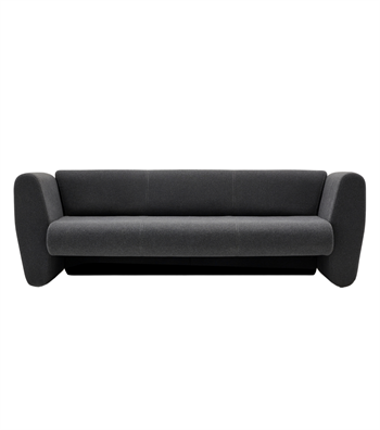 Silvano Anthracite Triple Sofa