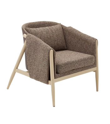 Jojo Metal Ayak Kahverengi Berjer