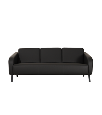 Tulip Sofa Leather Black