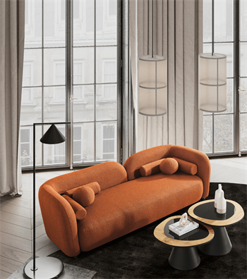Veneta Teddy Sofa Cinnamon