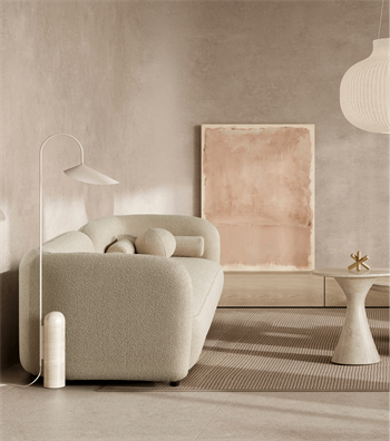 Veneta Teddy Sofa Beige