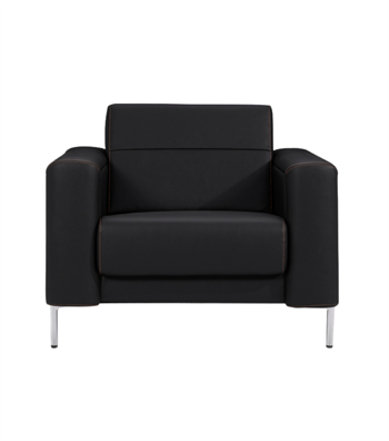 Verdi Metal Detay Berjer Deri Siyah