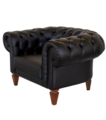 Vivaldi Chester Berjer Deri Siyah