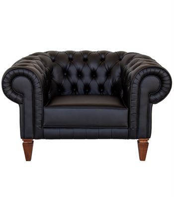 Vivaldi Chester Berjer Deri Siyah