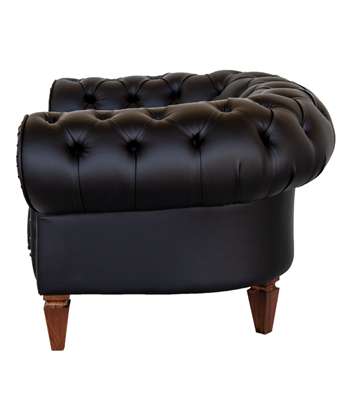 Vivaldi Chester Berjer Deri Siyah