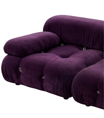 Voyage Kapitone Sofa Velvet Purple