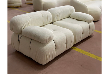 Voyage Kapitone Sofa Corner Velvet Beige