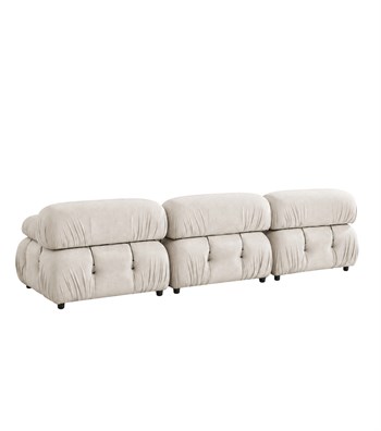 Voyage Kapitone Sofa Corner Velvet Beige