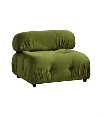Voyage Quilted Single Armchair Velvet