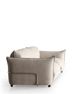 Kant Beige Sofa with Metal Details