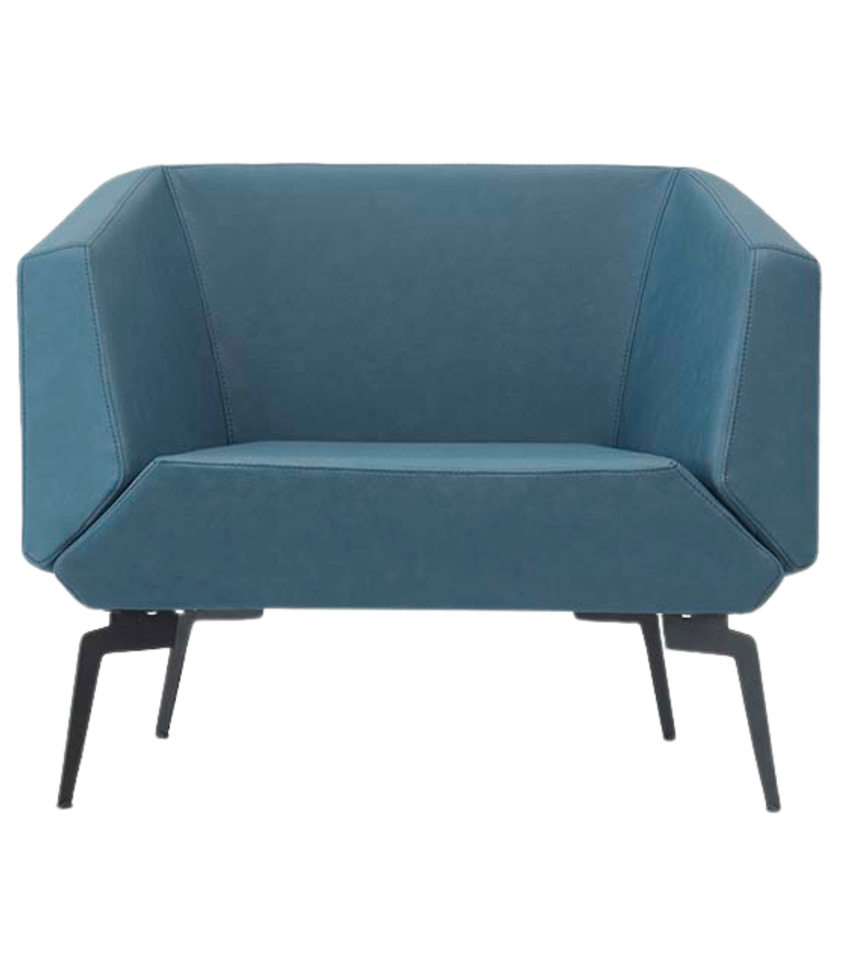 Allegro Metal Ayak Deri Mavi Berjer