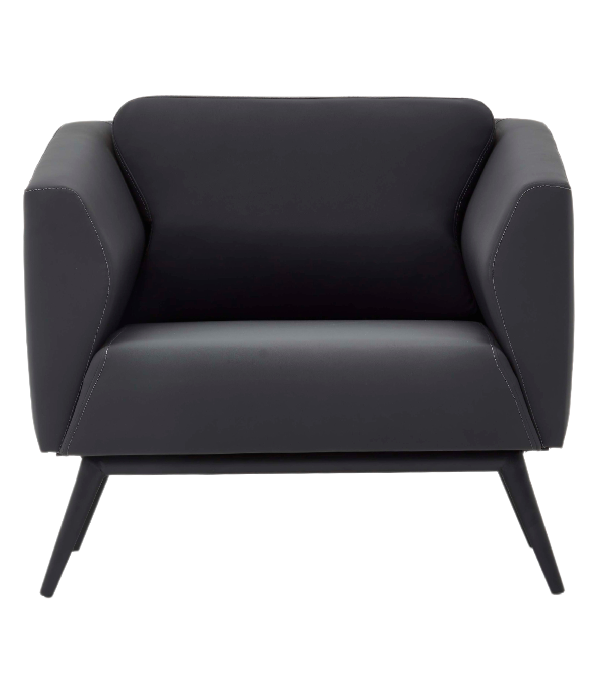 Daria Metal Ayak Siyah Berjer