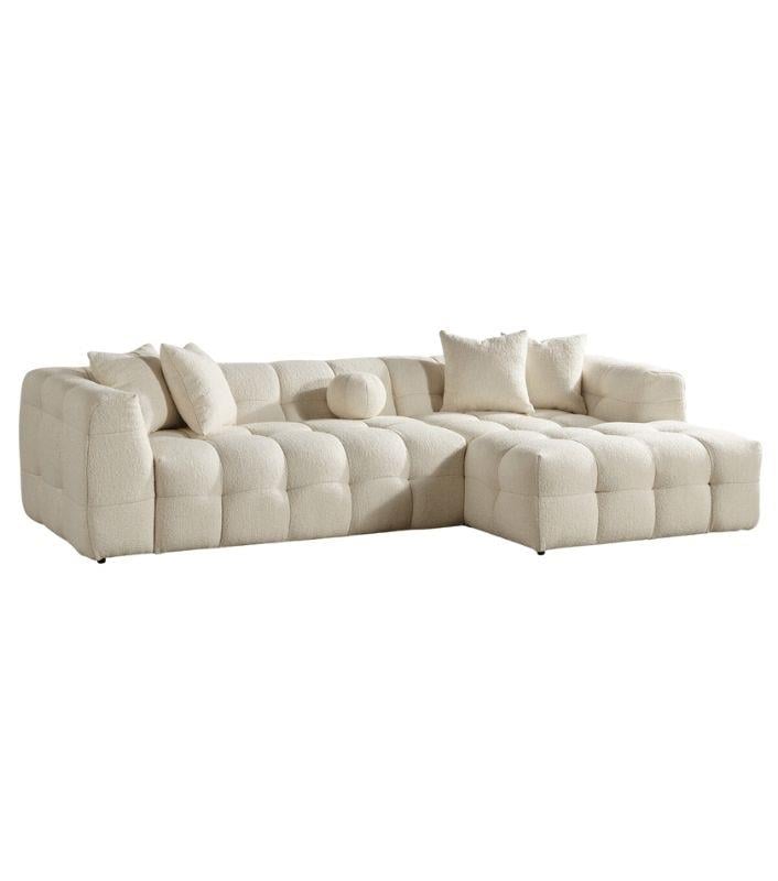 Nammos Comfort Teddy Köşe Takımı Bej 100