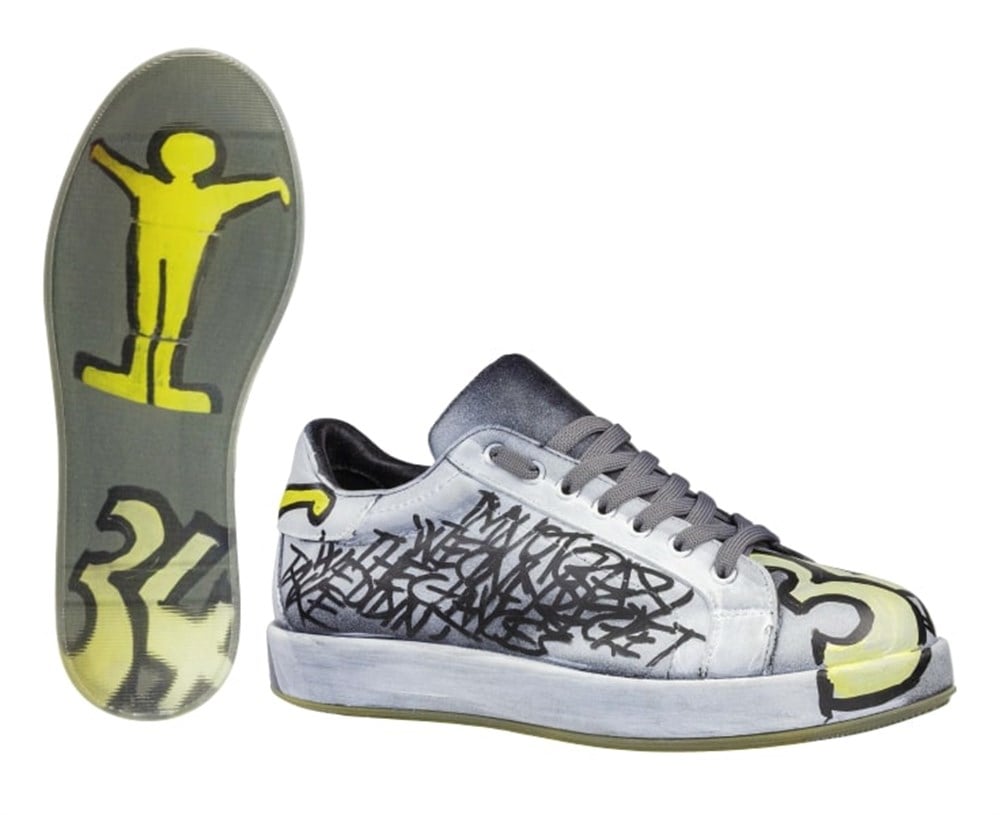 Unisex Deri Sneakers