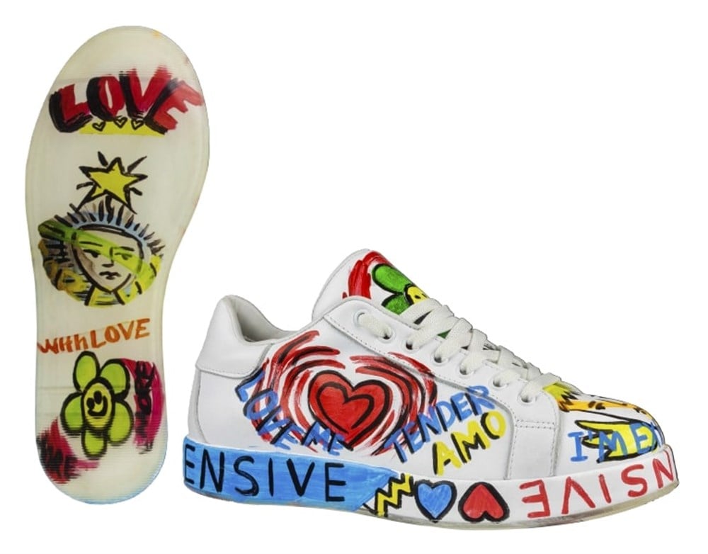 Unisex Deri Sneakers