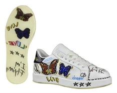 Unisex Deri Sneakers