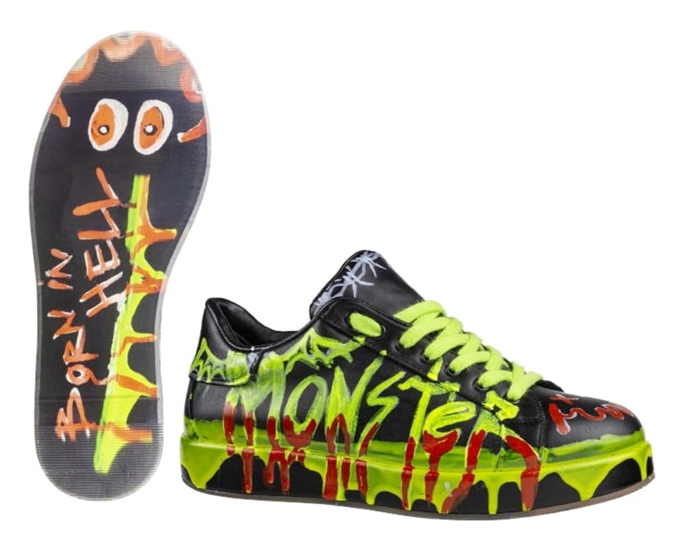 Unisex Deri Sneakers