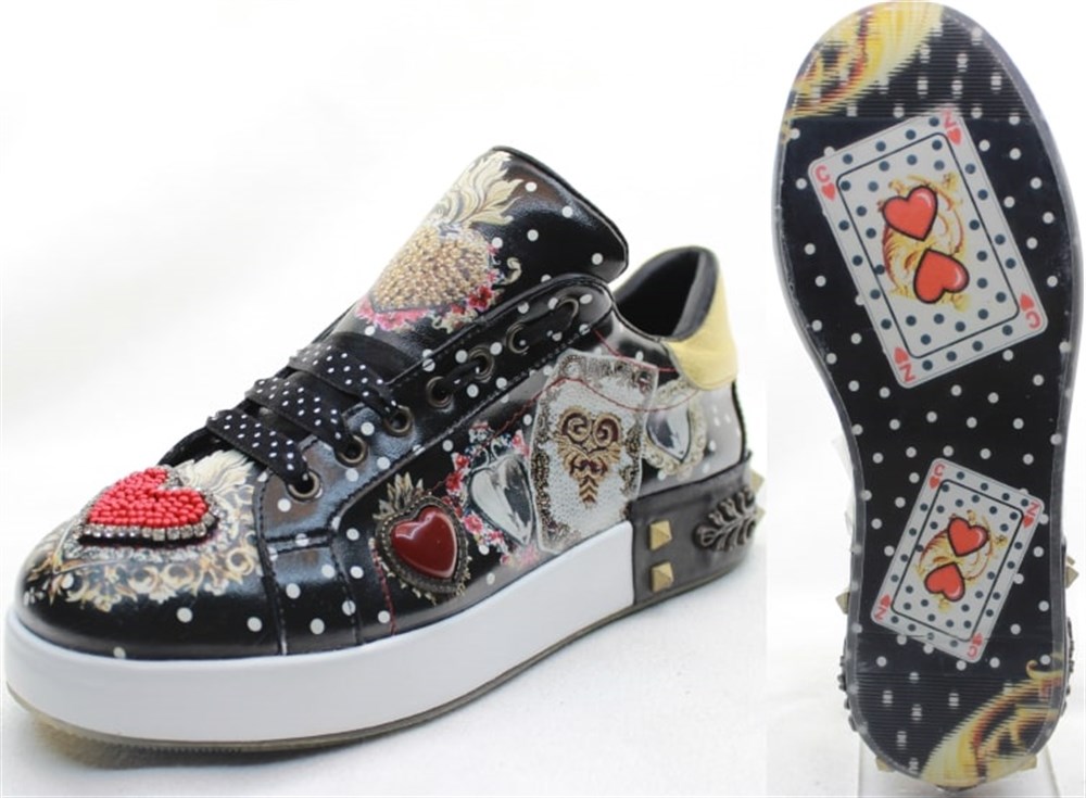 Unisex Deri Sneakers