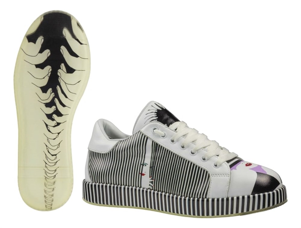 Unisex Deri Sneakers