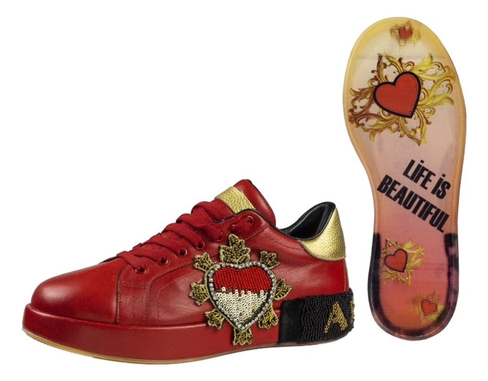 Unisex Deri Sneakers