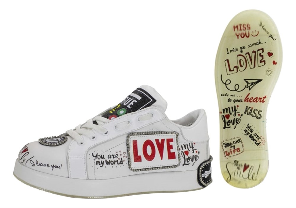 Unisex Deri Sneakers
