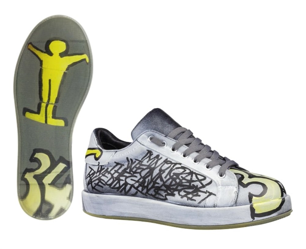 Unisex Deri Sneakers