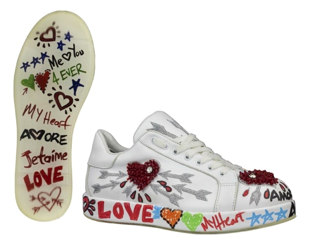 Unisex Deri Sneakers