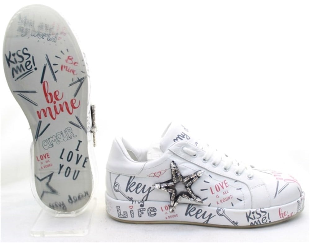 Unisex Deri Sneakers