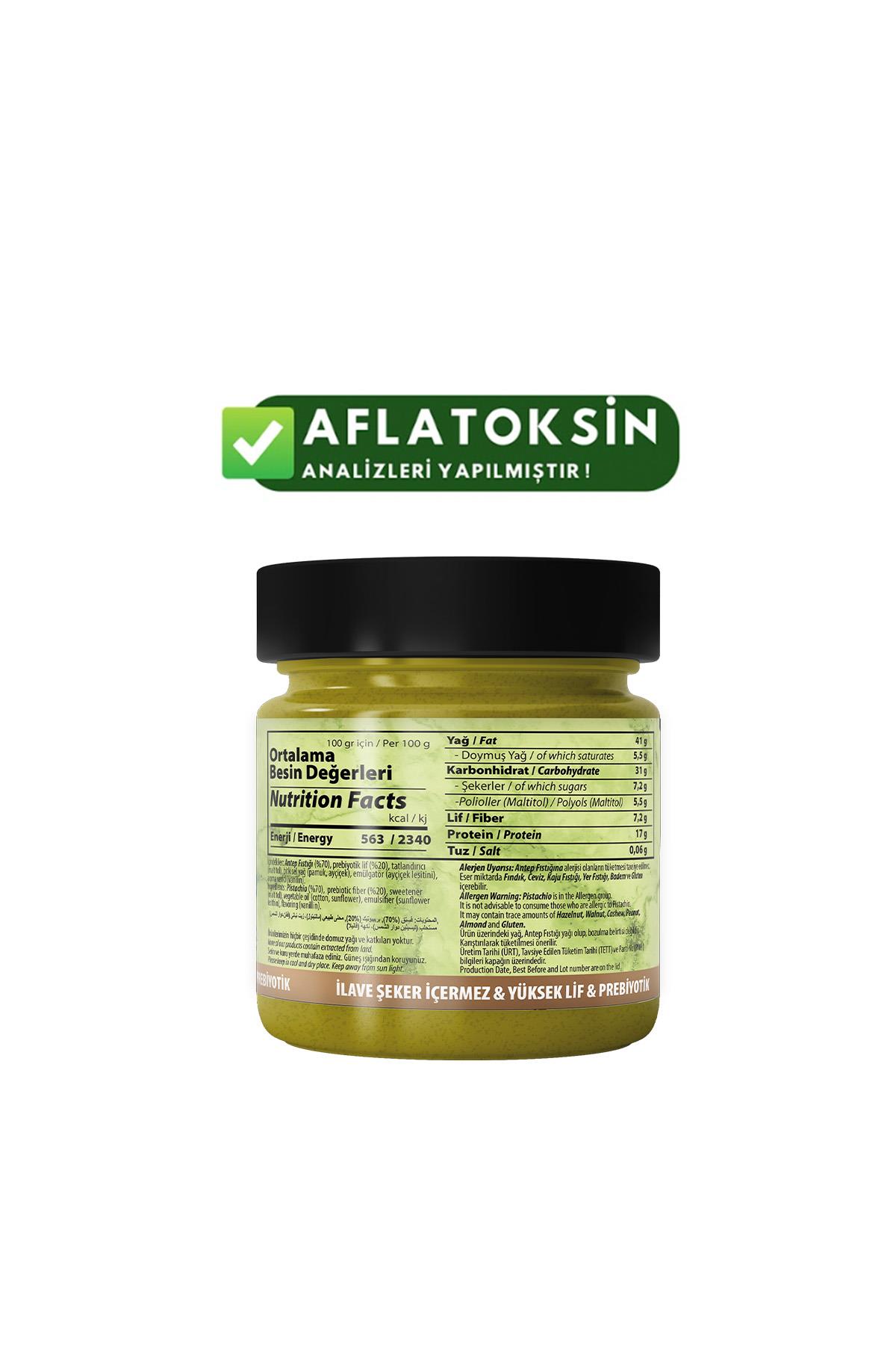  Antep Fıstık Ezmesi 200 g (İLAVE ŞEKER İÇERMEZ)) - Antep Fıstığı Ezmesi