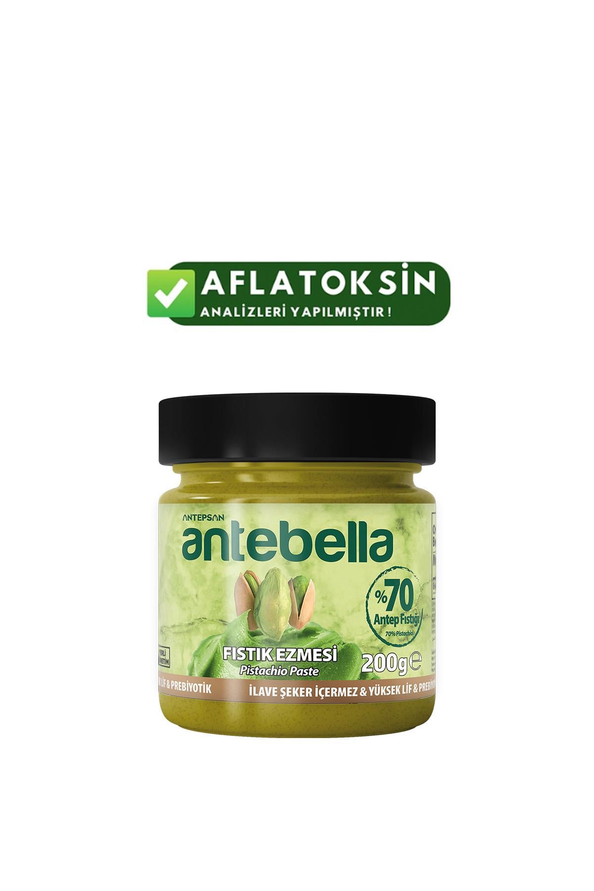  Antep Fıstık Ezmesi 200 g (İLAVE ŞEKER İÇERMEZ)) - Antep Fıstığı Ezmesi