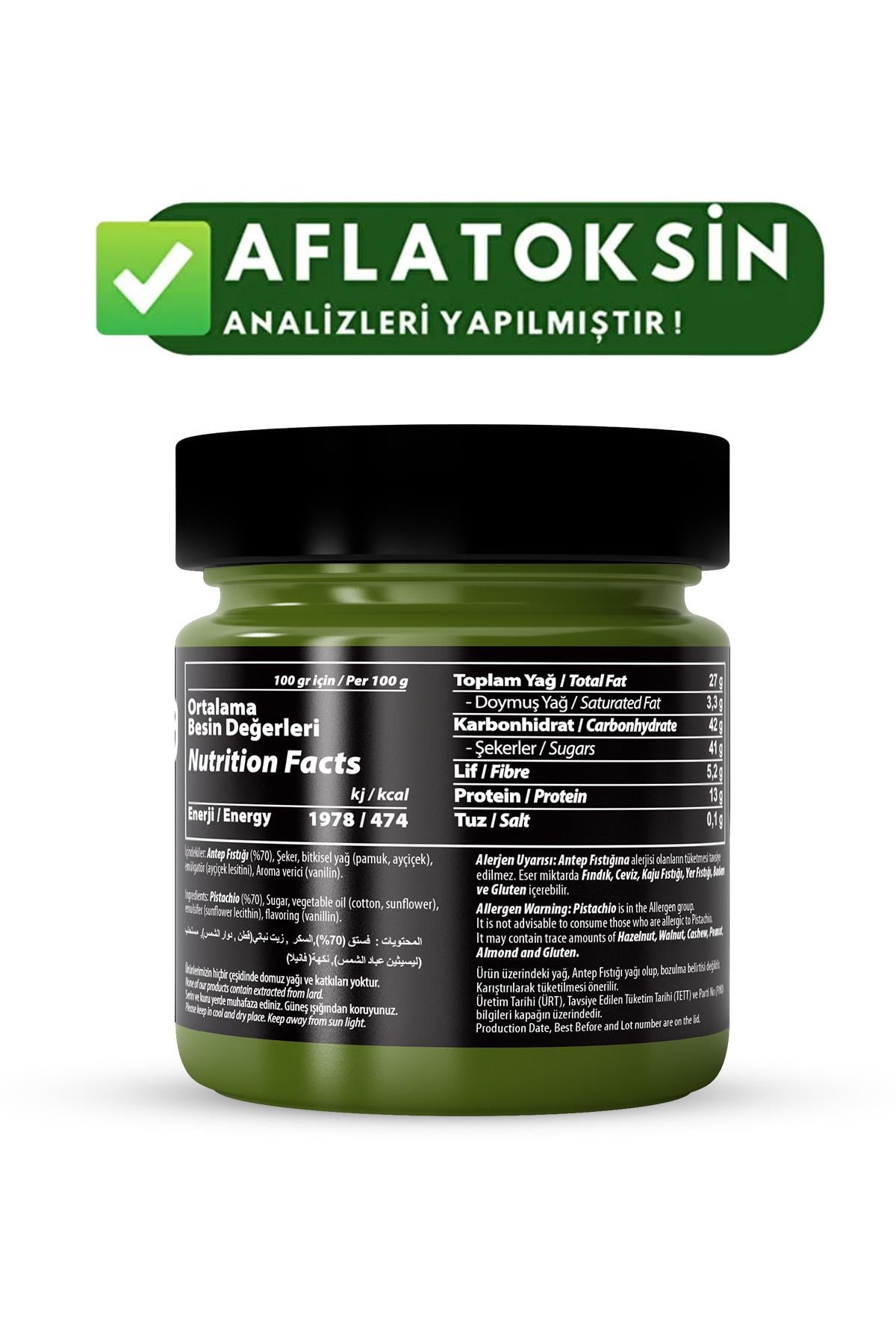  Antep Fıstık Ezmesi (Parçacıklı) 200 g - Antep Fıstığı Ezmesi