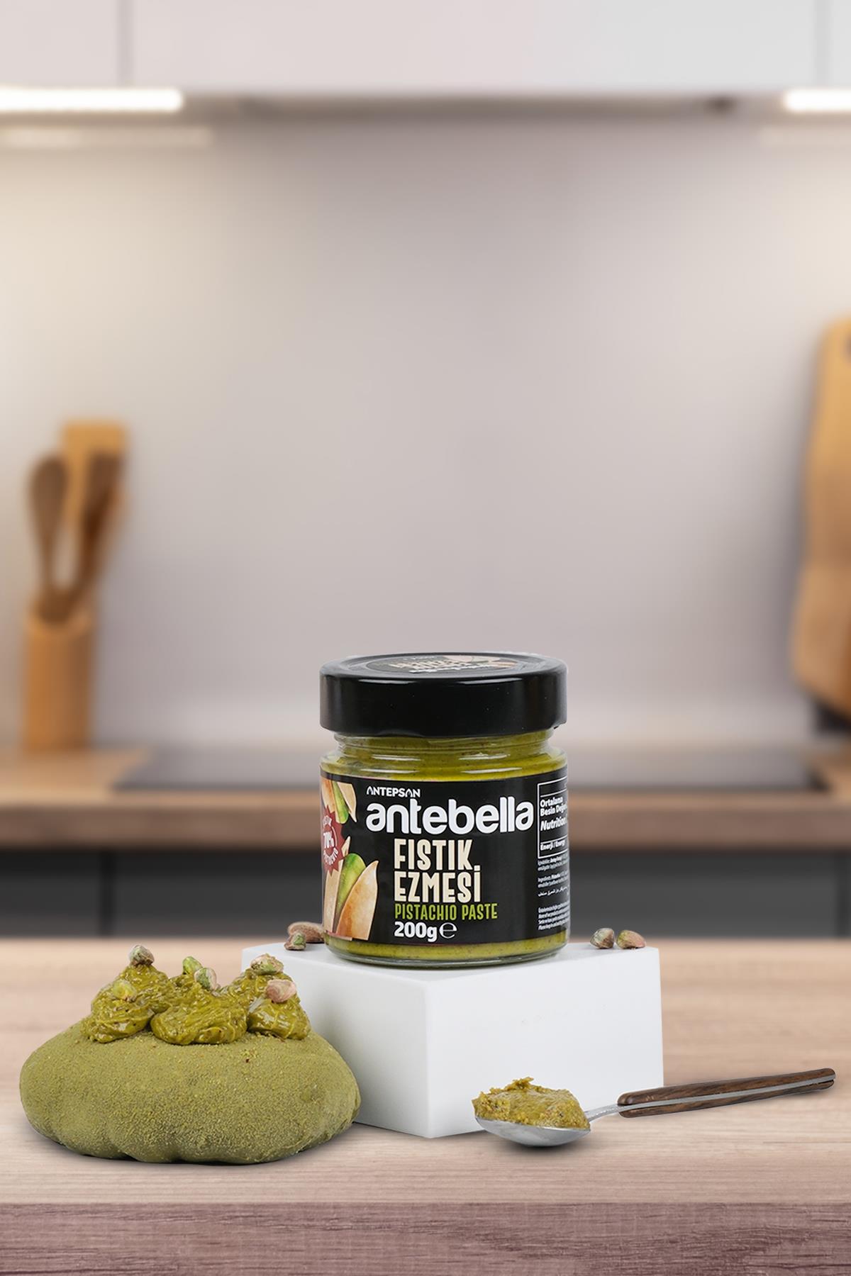 Antep Fıstık Ezmesi (Parçacıklı) 200 g - Antep Fıstığı Ezmesi