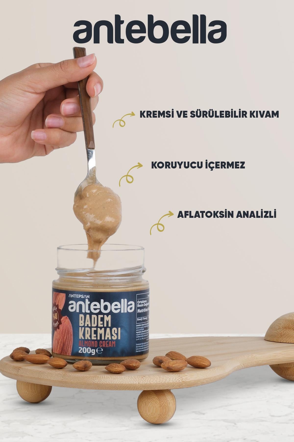  Badem Kreması 200 g