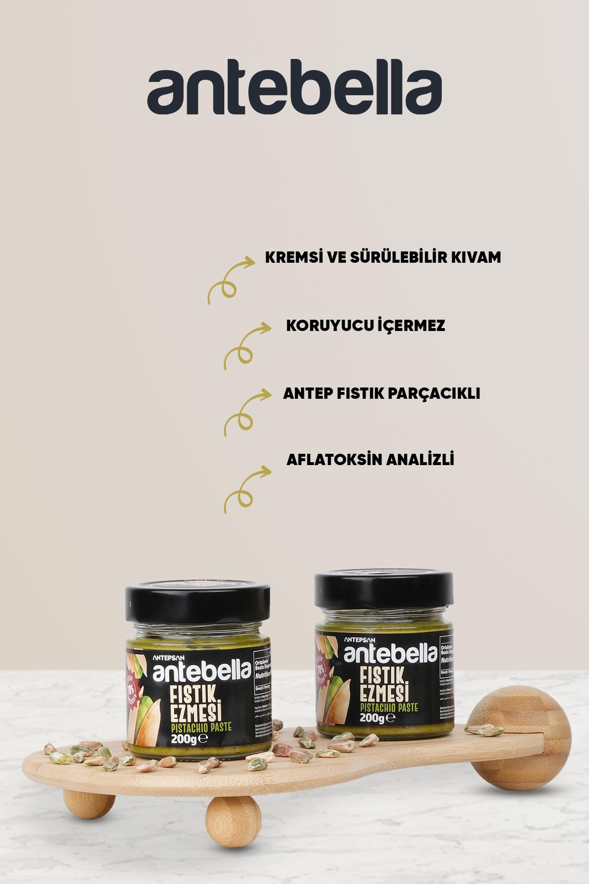 Antebella Antep Fıstık Ezmesi 200 g x 2